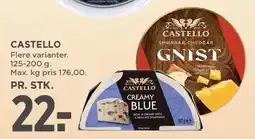 MENY CASTELLO tilbud