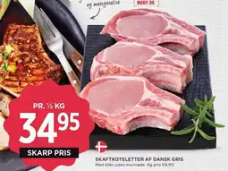 MENY SKAFTKOTELETTER AF DANSK GRIS tilbud