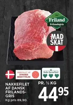 MENY NAKKEFILET AF DANSK FRILANDSGRIS tilbud