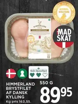 MENY HIMMERLAND BRYSTFILET AF DANSK KYLLING tilbud