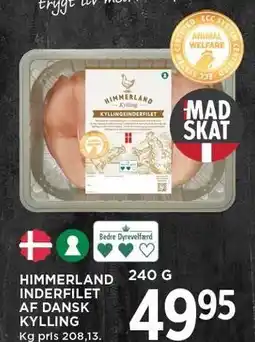 MENY HIMMERLAND INDERFILET AF DANSK KYLLING tilbud