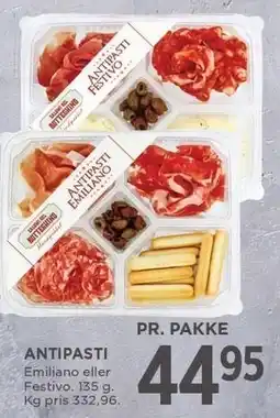 MENY ANTIPASTI tilbud