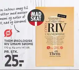 MENY THEM ØKOLOGISK RIV UMAMI SØDME tilbud