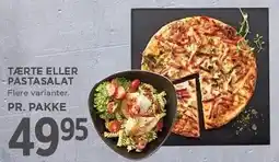 MENY TÆRTE ELLER PASTASALAT tilbud