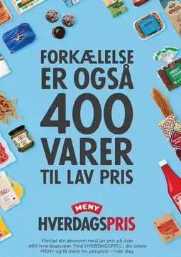 MENY FORKÆLELSE ER OGSÅ 400 VARER TIL LAV PRIS tilbud