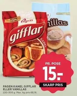 PÅGEN KANEL GIFFLAR ELLER VANILLAS