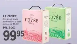 MENY LA CUVÉE tilbud