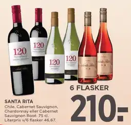 MENY SANTA RITA tilbud