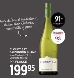 MENY CLOUDY BAY SAUVIGNON BLANC tilbud