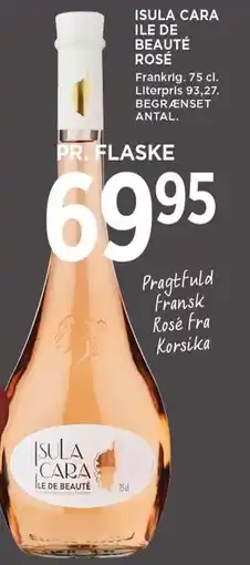 MENY ISULA CARA ILE DE BEAUTÉ ROSÉ tilbud