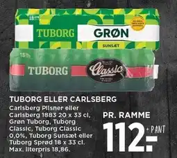 MENY TUBORG ELLER CARLSBERG tilbud