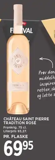 MENY CHÂTEAU SAINT PIERRE TRADITION ROSÉ tilbud
