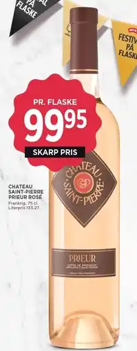 MENY CHATEAU SAINT-PIERRE PRIEUR ROSÉ tilbud