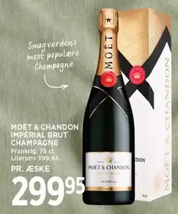 MENY MOËT & CHANDON IMPÉRIAL BRUT CHAMPAGNE tilbud