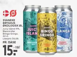 MENY SVANEKE BRYGHUS ØKOLOGISK ØL tilbud