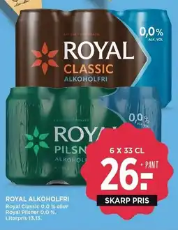 MENY ROYAL ALKOHOLFRI tilbud