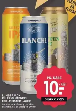 MENY LUMBERJACK ELLER GLUTENFRI EDELMEISTER LAGER tilbud
