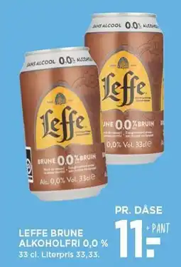 MENY LEFFE BRUNE ALKOHOLFRI 0,0% tilbud