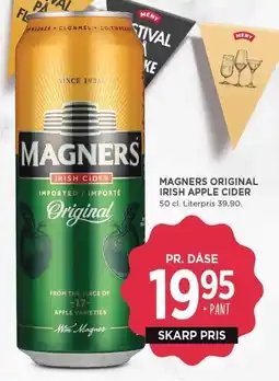 MENY MAGNERS ORIGINAL IRISH APPLE CIDER tilbud