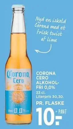 MENY CORONA CERO ALKOHOLFRI 0,0% tilbud