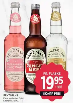 MENY FENTIMANS tilbud