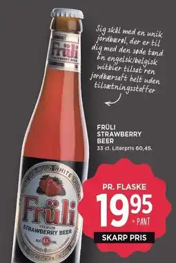 MENY FRÜLI STRAWBERRY BEER tilbud