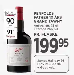 MENY PENFOLDS FATHER 10 ÅRS GRAND TAWNY tilbud