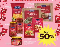 SuperBrugsen Spar 50% på Santa Maria Tex Mex tilbud