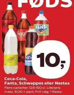 SuperBrugsen Coca-Cola, Fanta, Schweppes eller Nestea tilbud