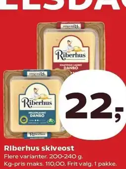 SuperBrugsen Riberhus Skiveost tilbud