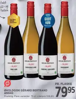 MENY ØKOLOGISK GÉRGARD BERTRAND AN940 tilbud