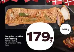 SuperBrugsen Coop hel ovnklar flæskesteg tilbud