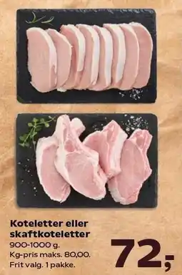Koteletter eller skaftkoteletter