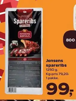 SuperBrugsen Jensens spareribs tilbud