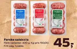 SuperBrugsen Ferske salsiccia tilbud