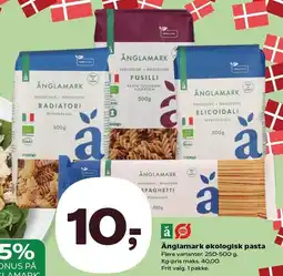 SuperBrugsen Änglamark økologisk pasta tilbud