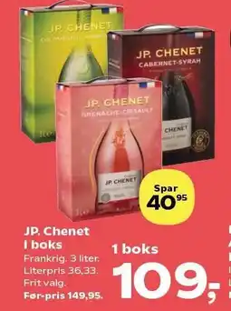 SuperBrugsen JP. Chenet i boks tilbud