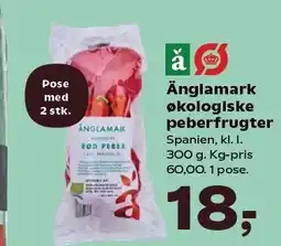 SuperBrugsen Änglamark økologiske peberfrugter tilbud