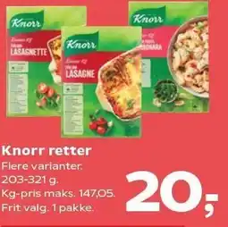 SuperBrugsen Knorr retter tilbud