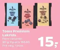 SuperBrugsen Toms Premium Lakrids tilbud