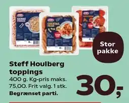SuperBrugsen Steff Houlberg toppings tilbud