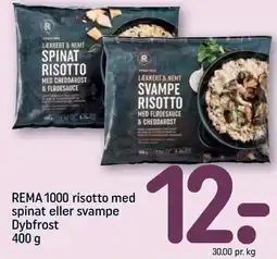 REMA 1000 REMA 1000 risotto med spinat eller svampe tilbud