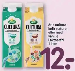 REMA 1000 Arla cultura kefir naturel eller med vanilje tilbud