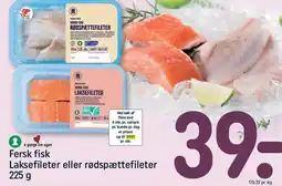 REMA 1000 Fersk fisk Laksefileter eller rødspættefileter tilbud