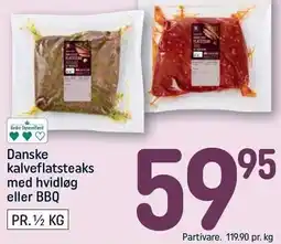 REMA 1000 Danske kalveflatsteaks med hvidløg eller BBQ tilbud