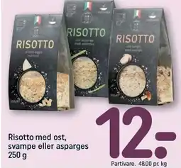 REMA 1000 Risotto med ost, svampe eller asparges tilbud