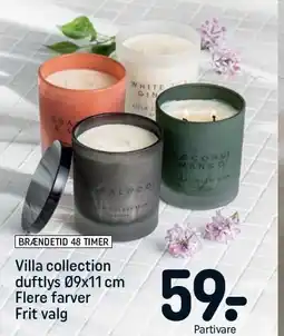 REMA 1000 Villa collection duftlys Ø9x11 cm tilbud