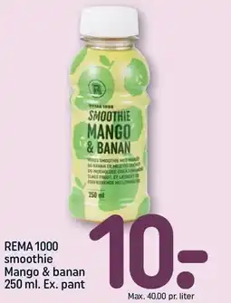 REMA 1000 REMA 1000 smoothie Mango & banan tilbud