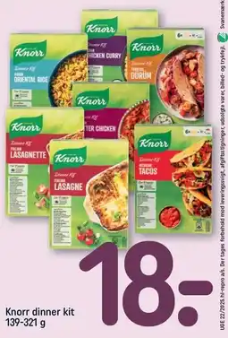 REMA 1000 Knorr dinner kit tilbud