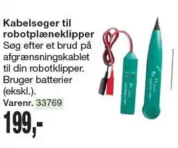 Harald Nyborg Kabelsøger til robotplæneklipper tilbud